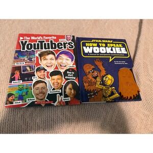 Star Wars How to Speak Wookiee Book & Scholastic World's‎ Favorite YouTubers Lot
